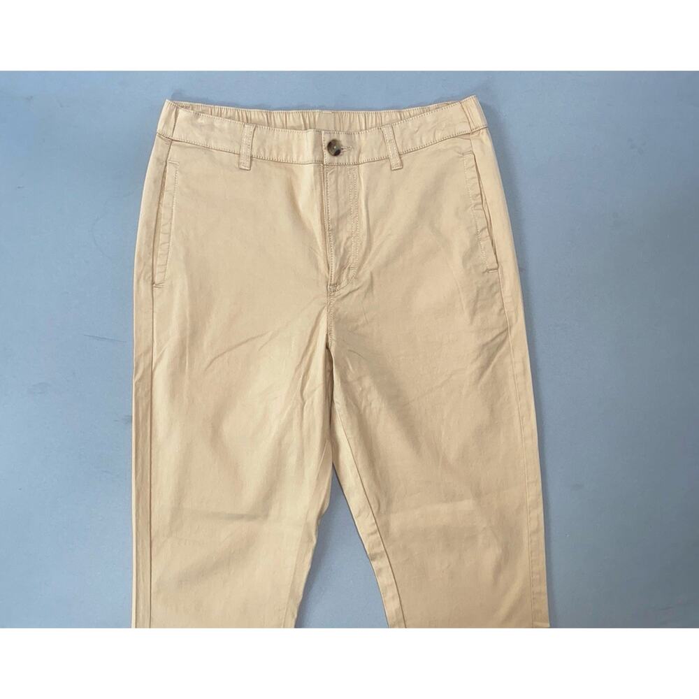 Pact Men's Lightweight Flex Waist Stretch Organic Cotton Chino Pants. M, New!